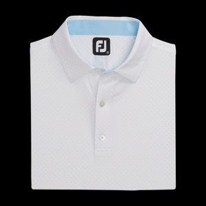 FootJoy ProDry Stretch Lisle Dot Print Golf Shirt